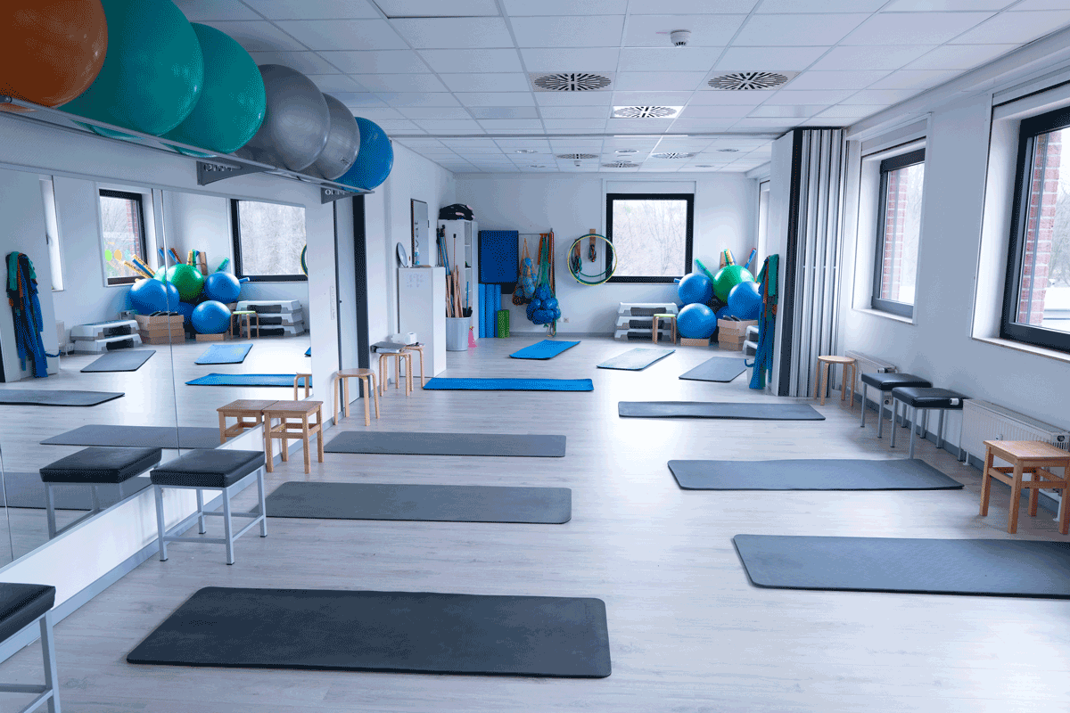 Therapeutic ball and weights for exercises